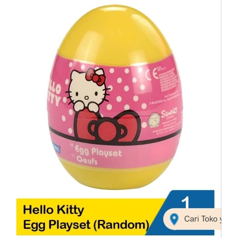 Hello Kitty Egg Playset (Warna Random)