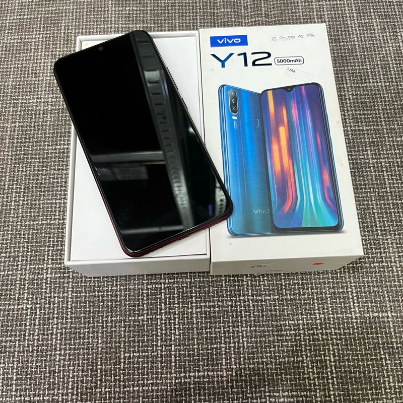 Vivo Y12 3/32gb Fullset Second Garansi Resmi