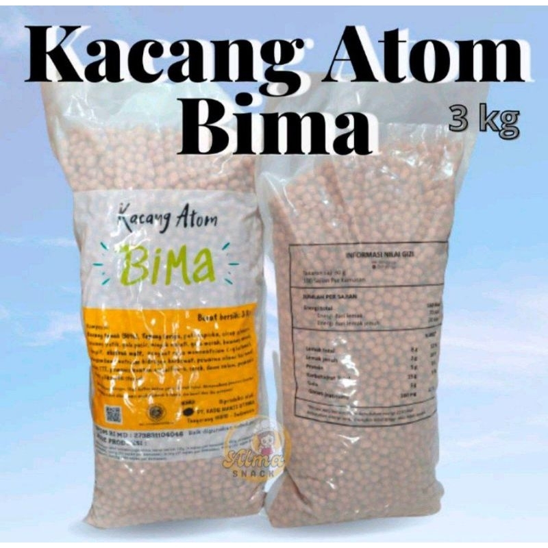 

KACANG ATOM BIMA 3Kg/ball / Kacang telur