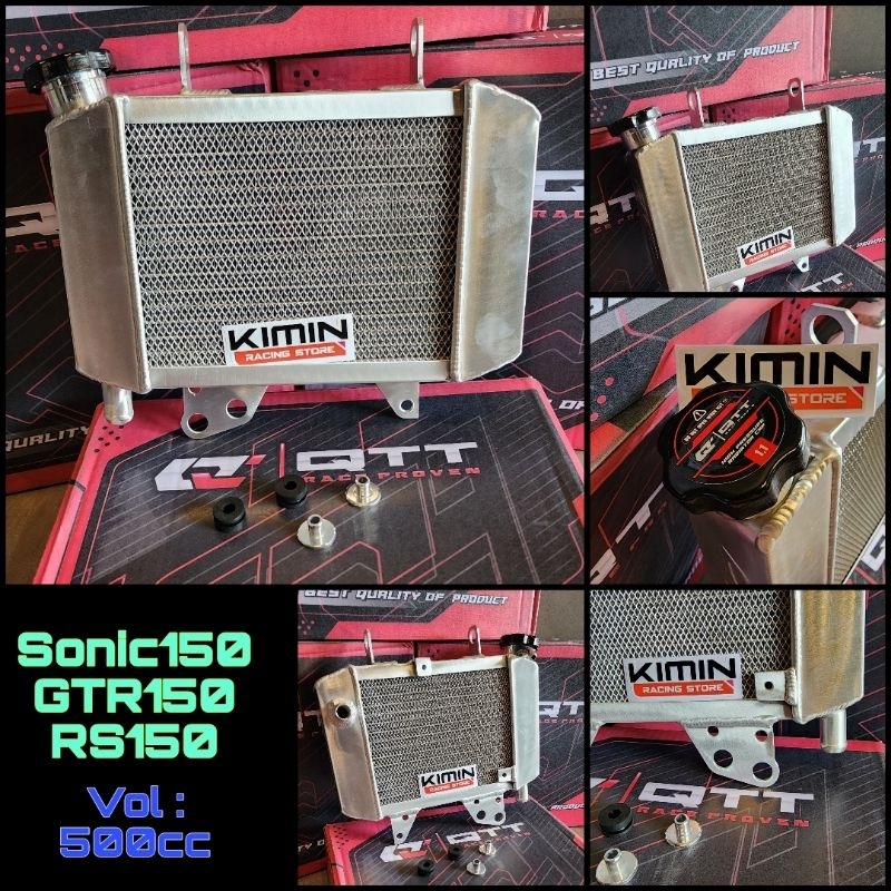Radiator QTT Sonic 150R (K56) - GTR 150 (K56F & K56W) - RS 150 FLAT 2 Ply Alumunium Big Volume