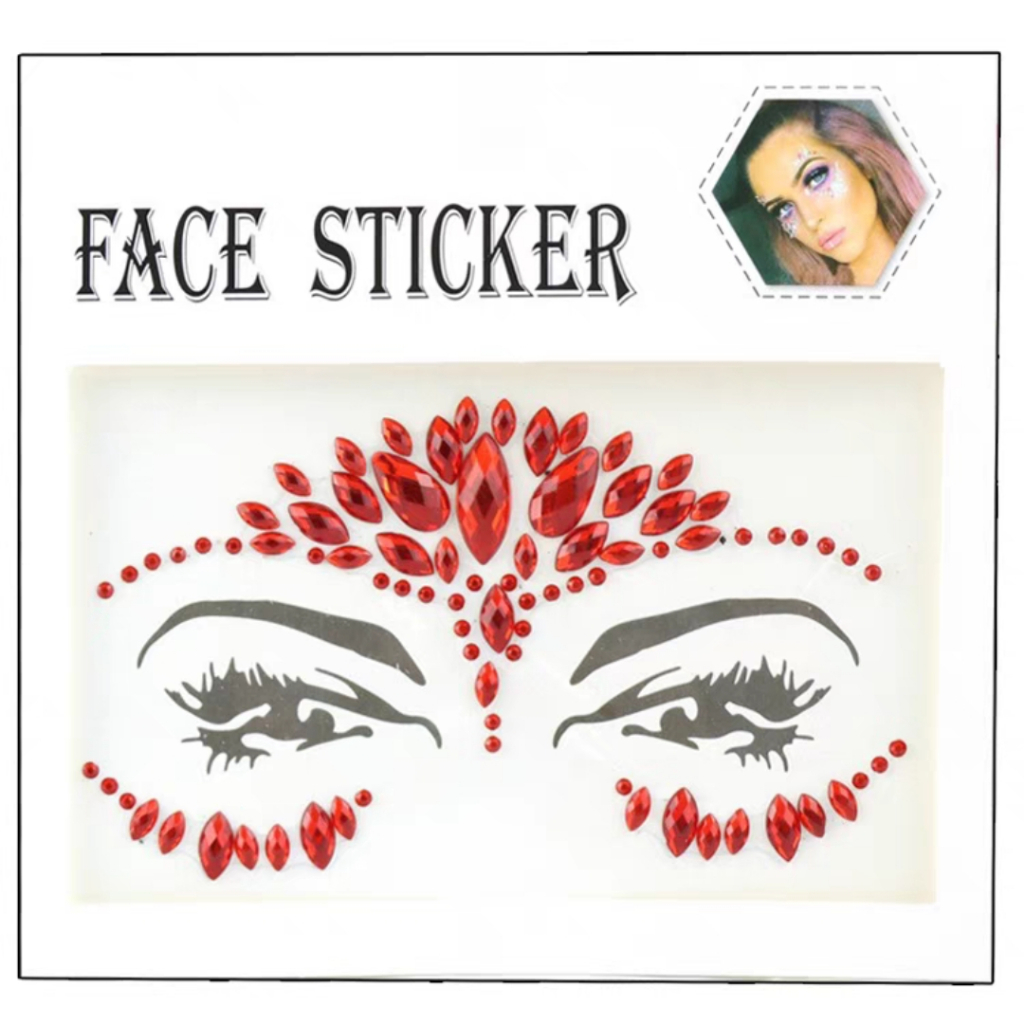 

Stiker Wajah/ Face Sticker Diamond - 10 PCS