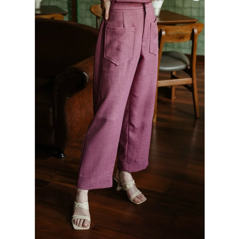 Maven Ansley Pants in Heirloom Plum