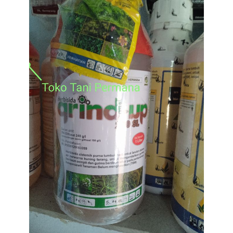 Grind up 240 SL /Herbisida Grind up 240SL kemasan 1 Liter /racun rumput sistemik