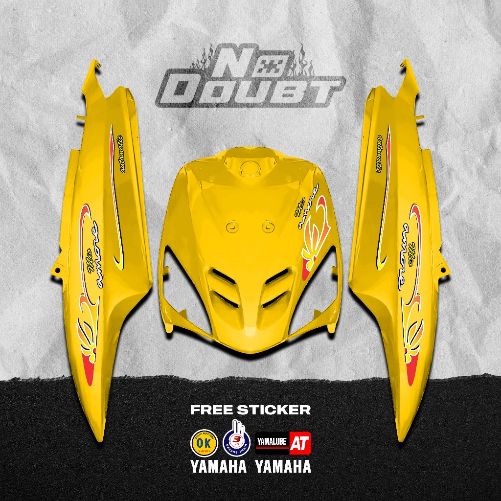 STRIPING MIO SPORTY FLOWER AMORE - YELLOW BODY