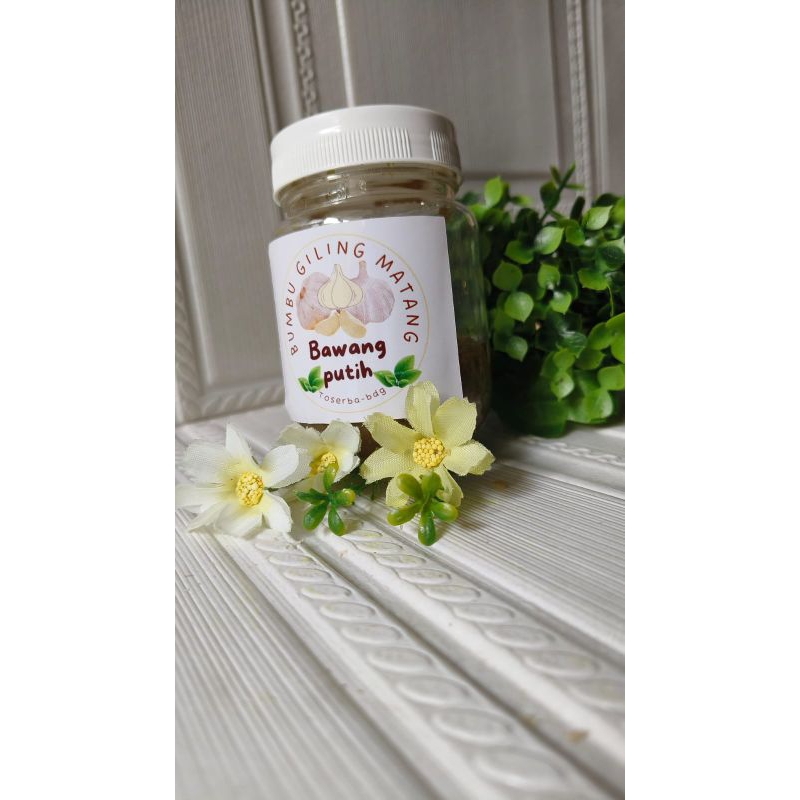

bawang putih giling matang siap masak