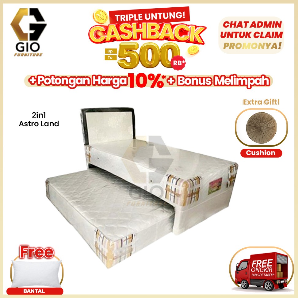 PROMO! READY STOCK Kasur Sorong Anak 2in1 Astroland