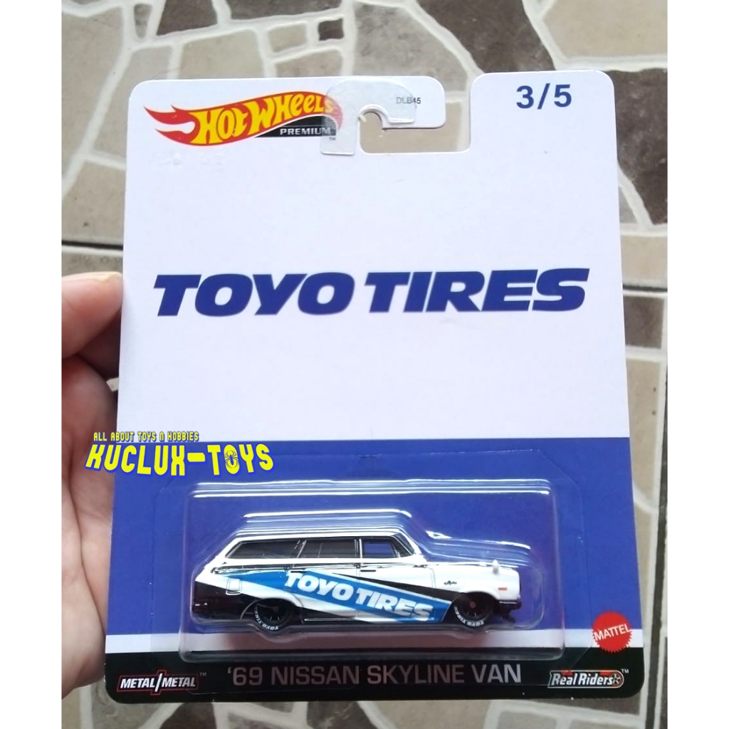 HOT WHEELS 69 NISSAN SKYLINE VAN TOYO TIRES