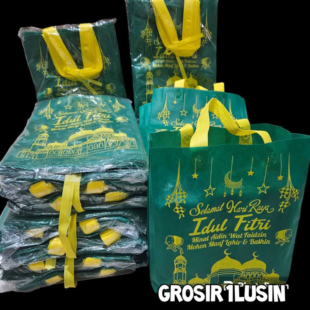 

Grosir 12pcs Goodie Bag Tas Lebaran Spundbond Hantaran Lebaran Tapak Press Lusinan Tas Idul Fitri Ukuran 38x45 Harga Grosir