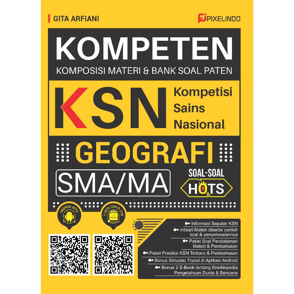 Buku Soal Olimpiade Geografi SMA/MA Kompeten KSN Geografi Sma/Ma