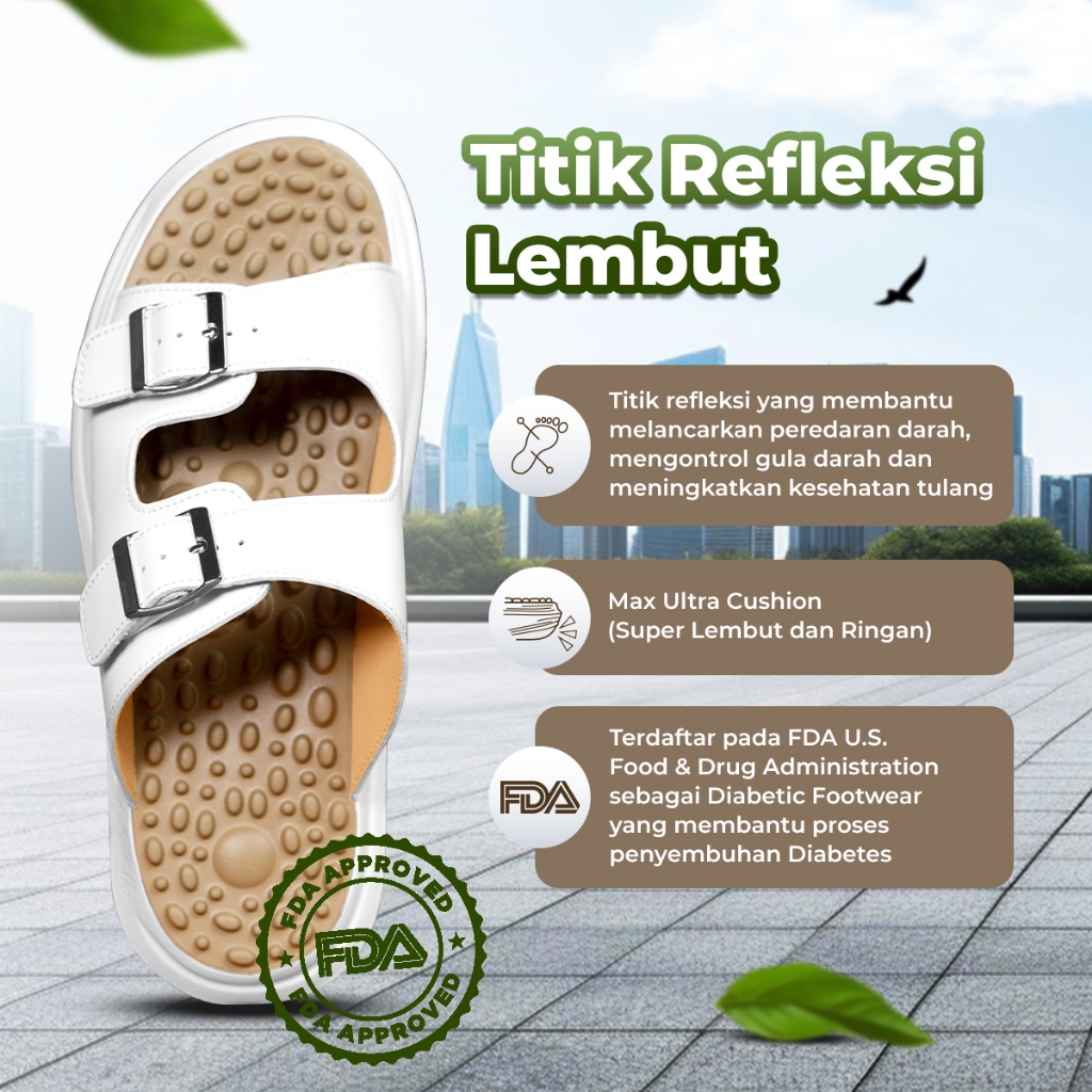 [SPECIAL EDITION] Jaco Kozuii Kwalk Energy New Colourful Series Sandal Terapi Kesehatan Refleksi K-Walk-3