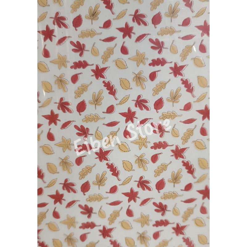 

Coklat Transfer/ Transfer Sheet Autumn Leaf - 30x40cm
