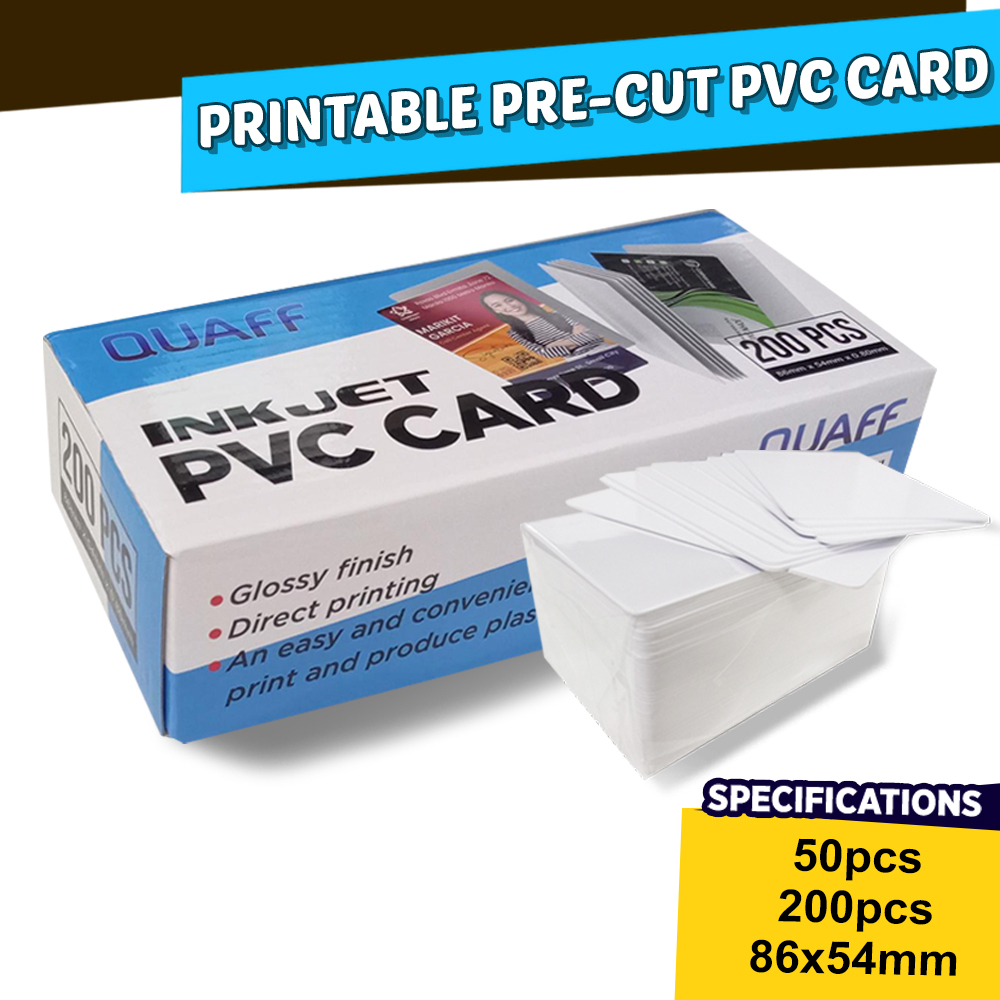 

Kartu printable inkjet Id card (PVC ID CARD) bisa inkjet 200pcs/box 0,76mm White