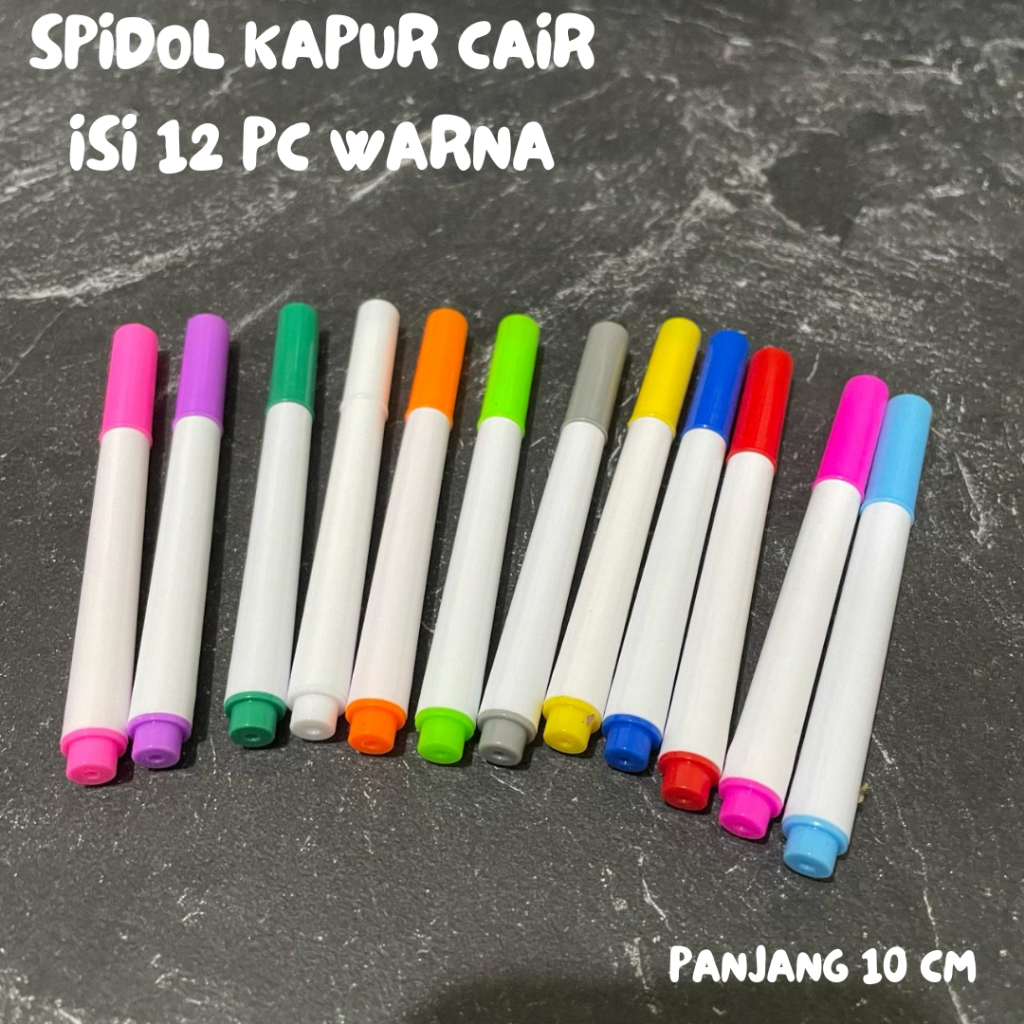 

Spidol Kapur Cair Chalk Liquid Water Base Untuk Sticker Label Papan Tulis Blackboard