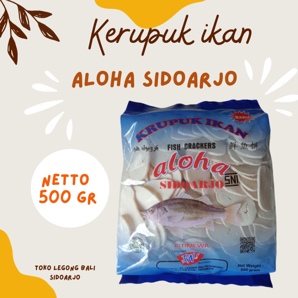 

Aloha Kerupuk Ikan Tenggiri Istimewa 500 gr - Bulat Kecil