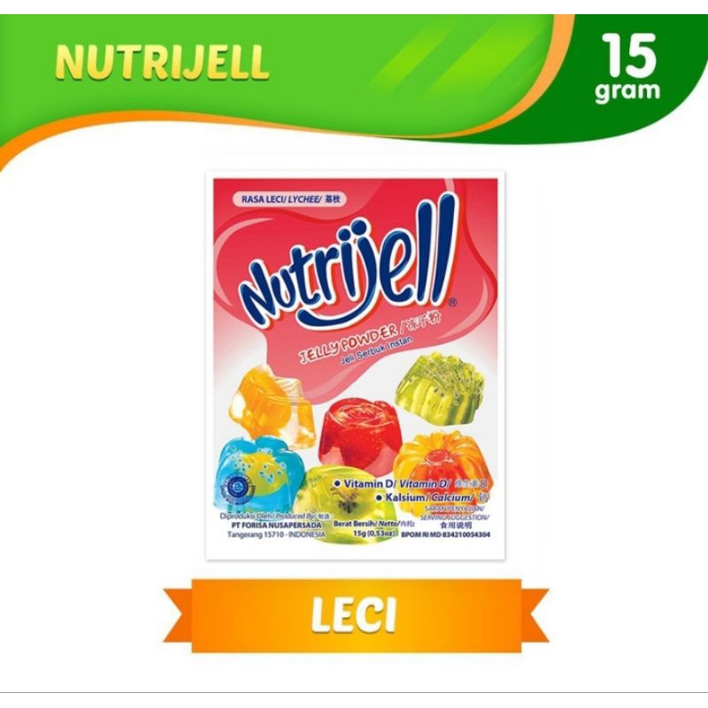 

Nutrijell Jelly Powder Leci 15Gr