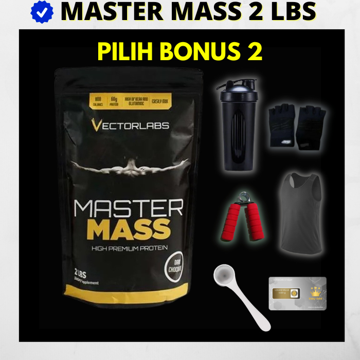 Vectorlabs Master Protein Susu Mass 2 lbs 900 gram Susu Whey Protein Gainer Master Whey Master Mass 