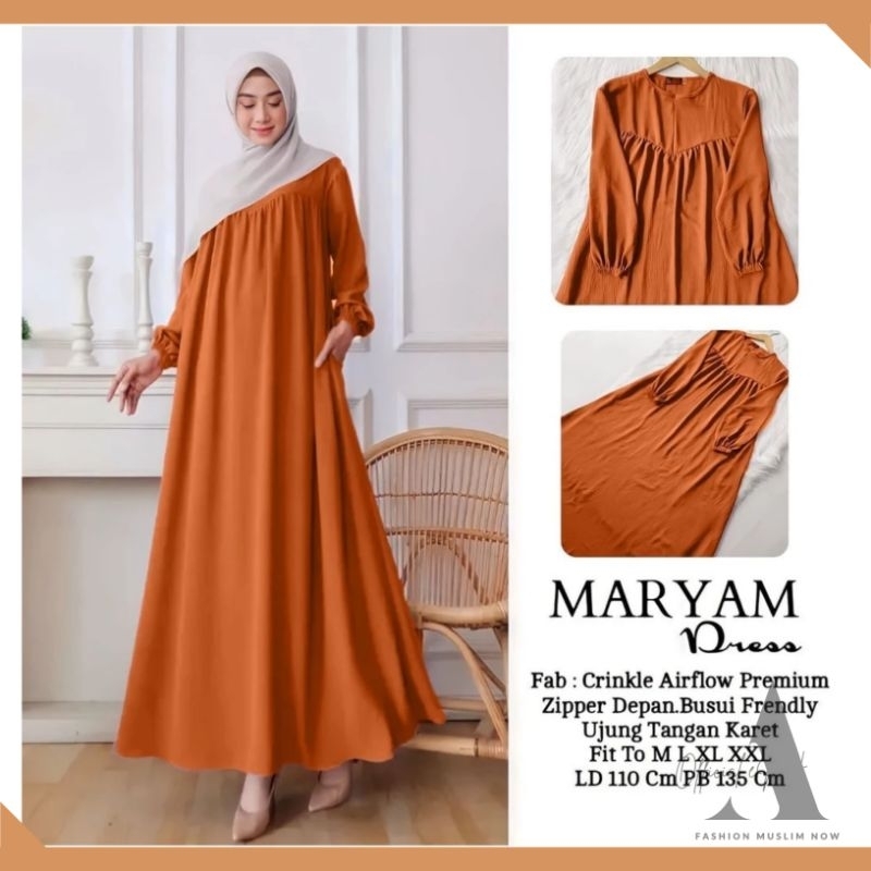 Dress Muslim / Gamis Daily Polos / Gamis Daily Jumbo / Gamis Daily Crinkle Airflow Premium