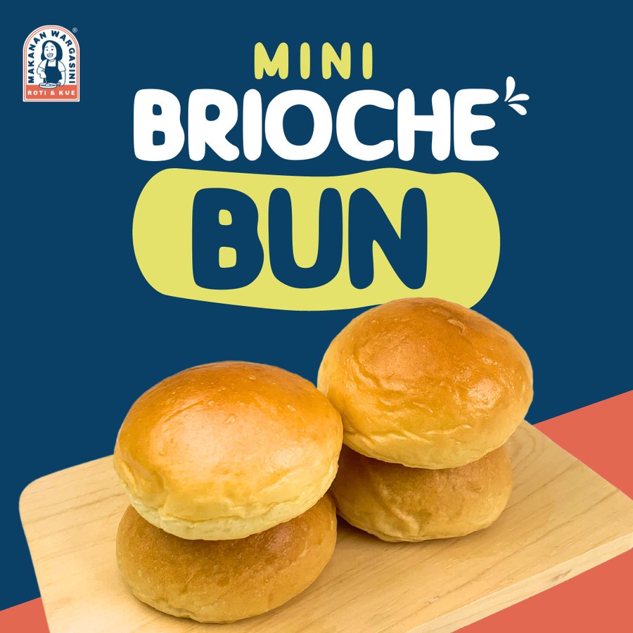 

Supplier Roti UMKM | Roti Light Mini Brioche Bun Diameter 6-7cm/ Supplier Burger