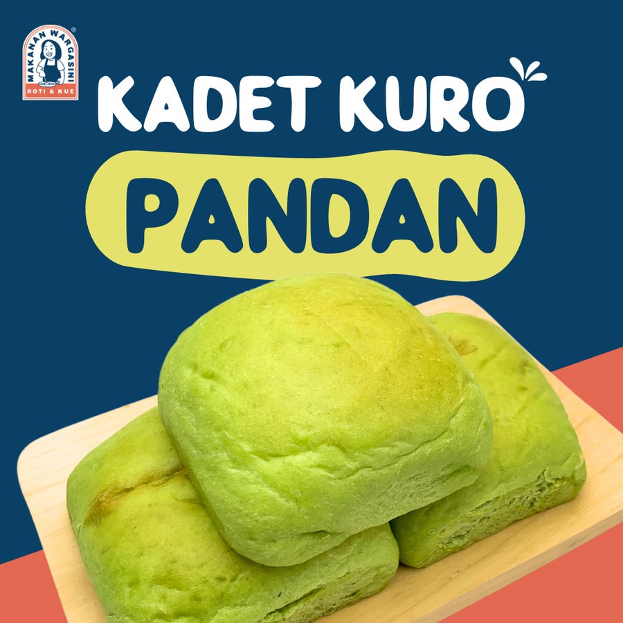 

Supplier Roti UMKM| Roti Kadet Kukus Kuro Pandan Kukus Premium | 10x10 Supplier Roti