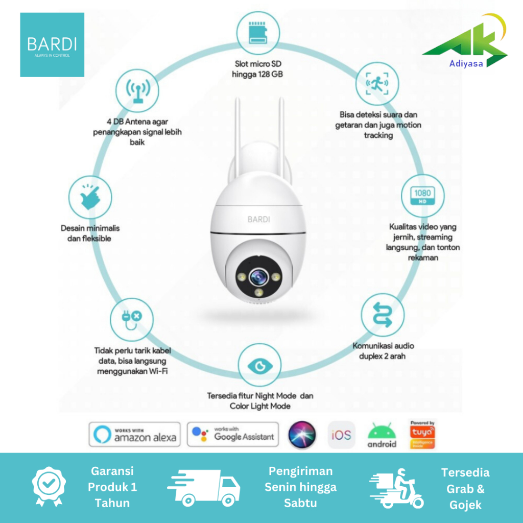 BARDI IP Camera Outdoor PTZ (Lite Version) CCTV