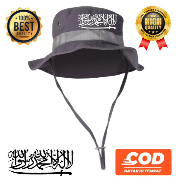 topi gunung topi rimba lailahaillallah  premium viralclothing