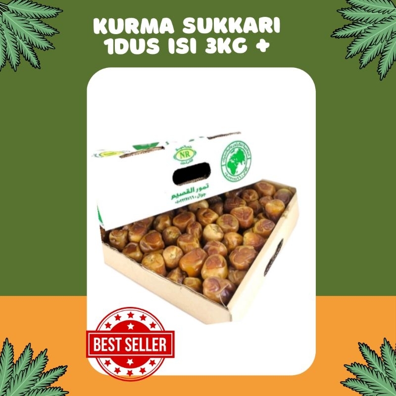 

sukkari al-qasiim 3 Kg KURMA SUKKARI AL-QASIIM 3 KG