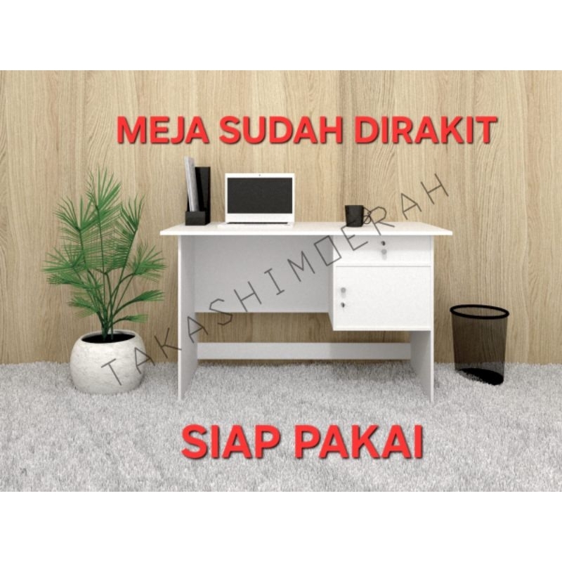 [ PRODUK DIRAKIT ] MEJA KERJA MEJA KASIR MEJA BELAJAR ANEKA UKURAN SUDAH DIRAKIT SIAP PAKAI