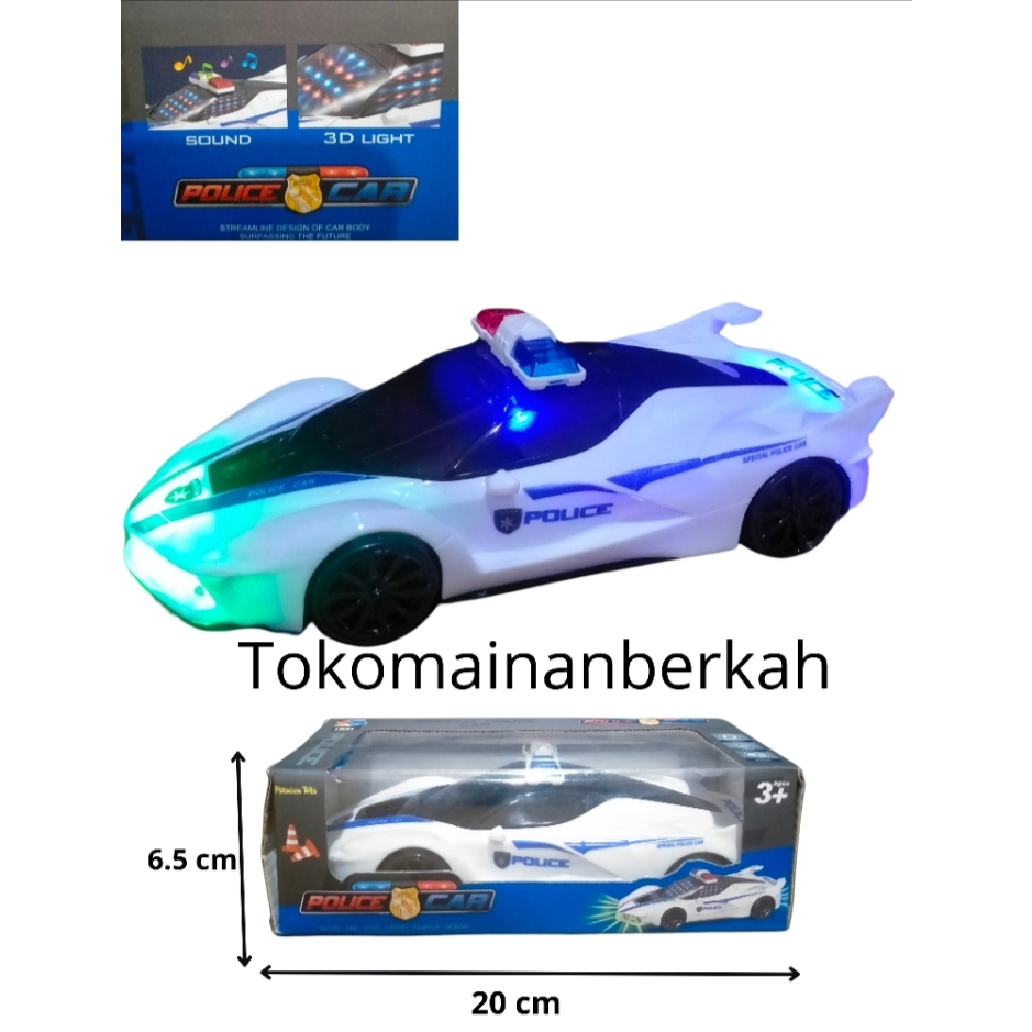 mainan mobil polisi|police car