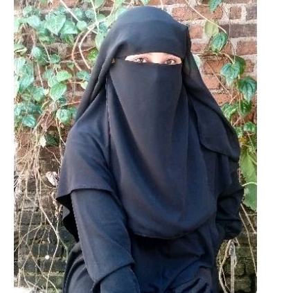 cadar niqab saudi layer pendek hitam
