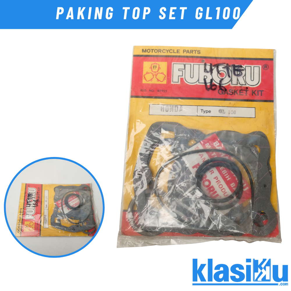 Paking Packing Gasket Kit Topset Top Set Honda Gl 100 CDI Fuboru Nos