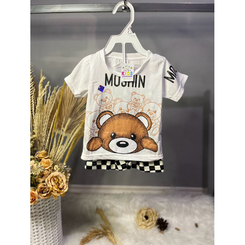 SALE SETELAN ANAK MOSIN HITAMPUTIH