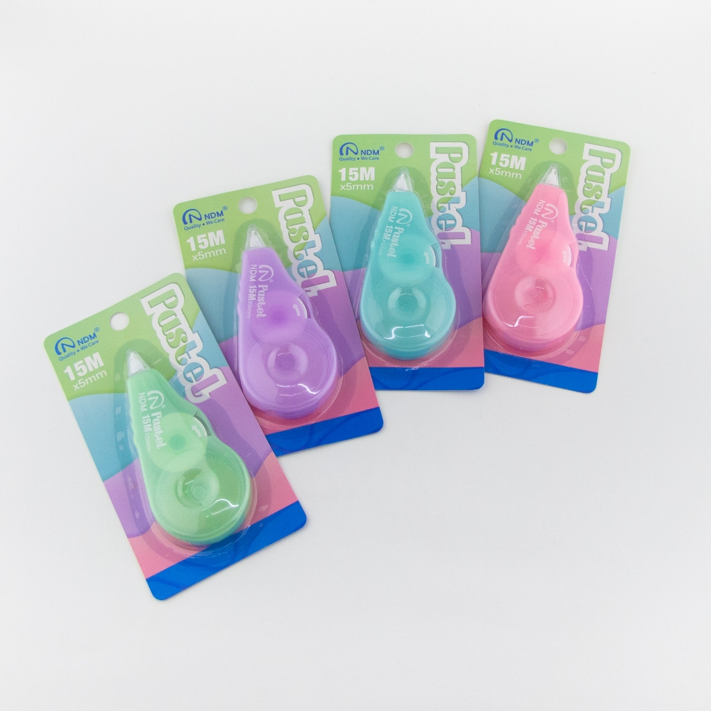 

NDM Correction Tape CT Pastel panjang 15meter