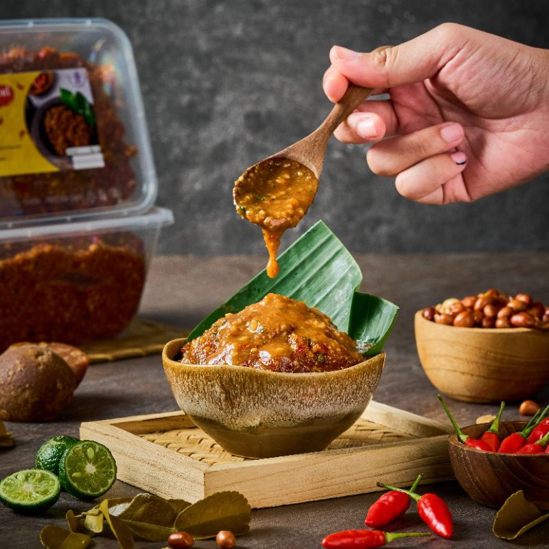

Sambel Pecel Wahyu khas Madiun 250gr/gram | Sambal Pecel Wahyu Instan