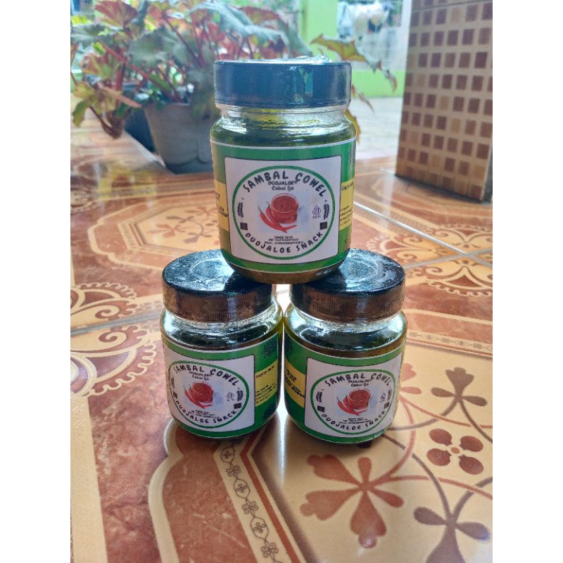 

Sambal Cowel | Sambal Cabai | Sambal Ijo | Sambal Duojaloe Kemasan 200ml