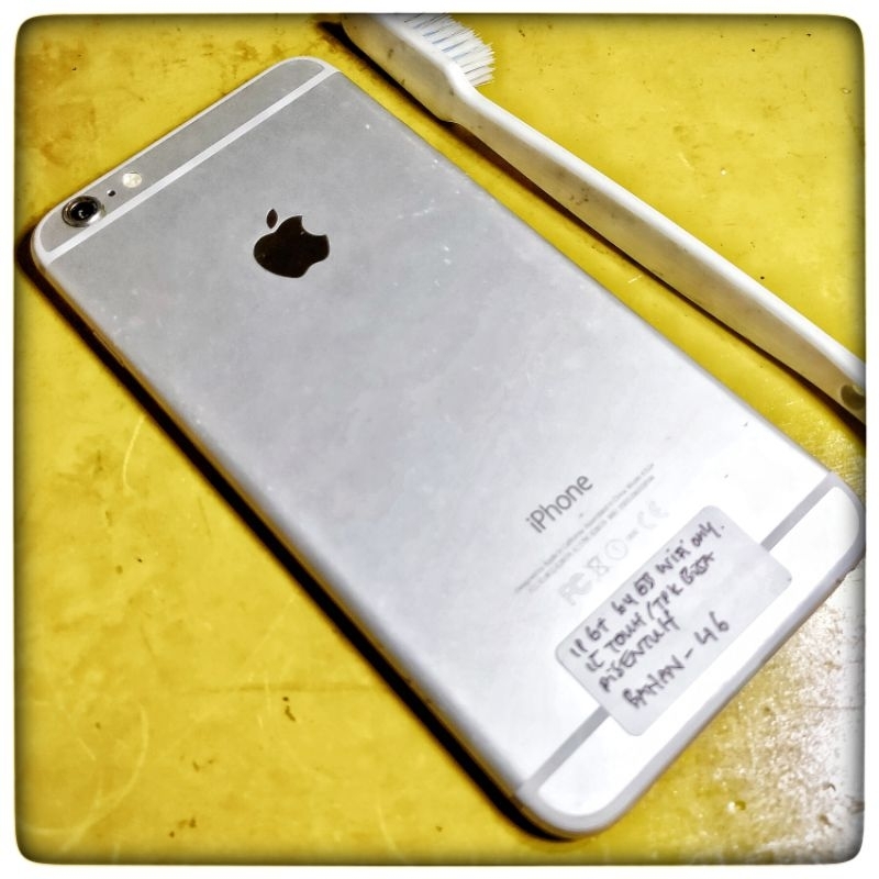[ bahan-46 ] iPhone 6 Plus (6p 6+) 64 GB | WiFi Only | Mesin &amp; Housing | Minus | Non iBox