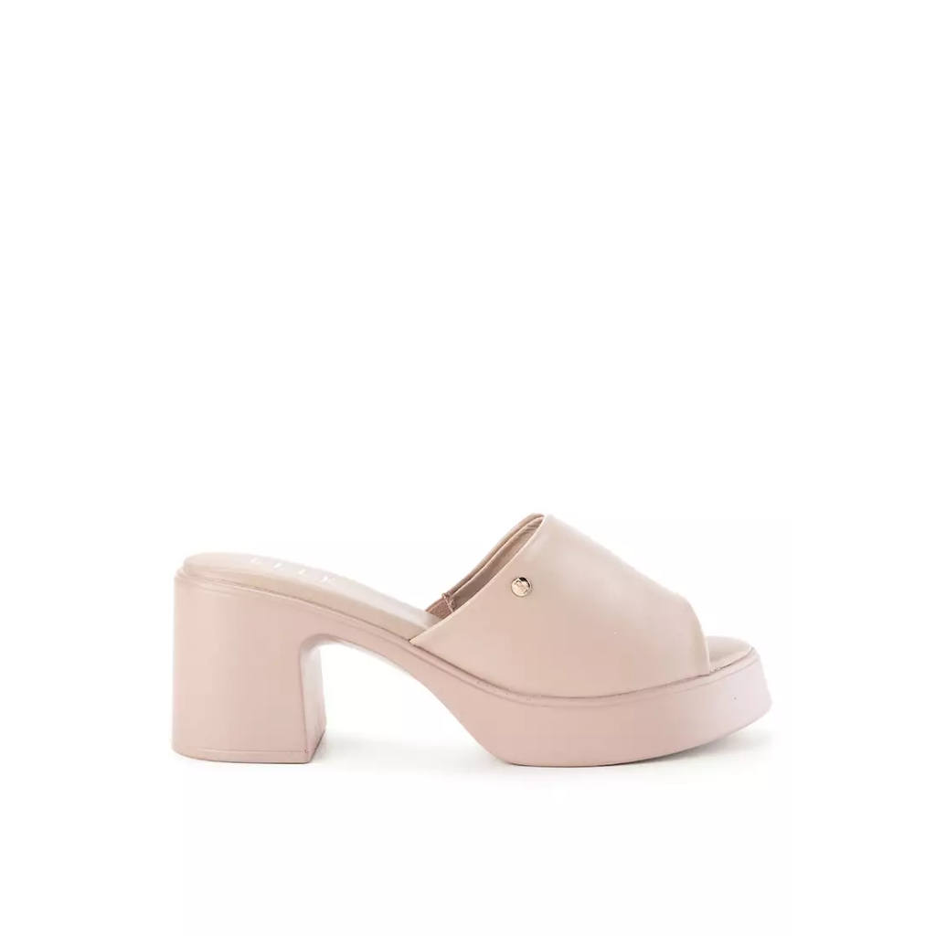 Elle - Ladies Shoes Heels Sandals 50043 Khaki