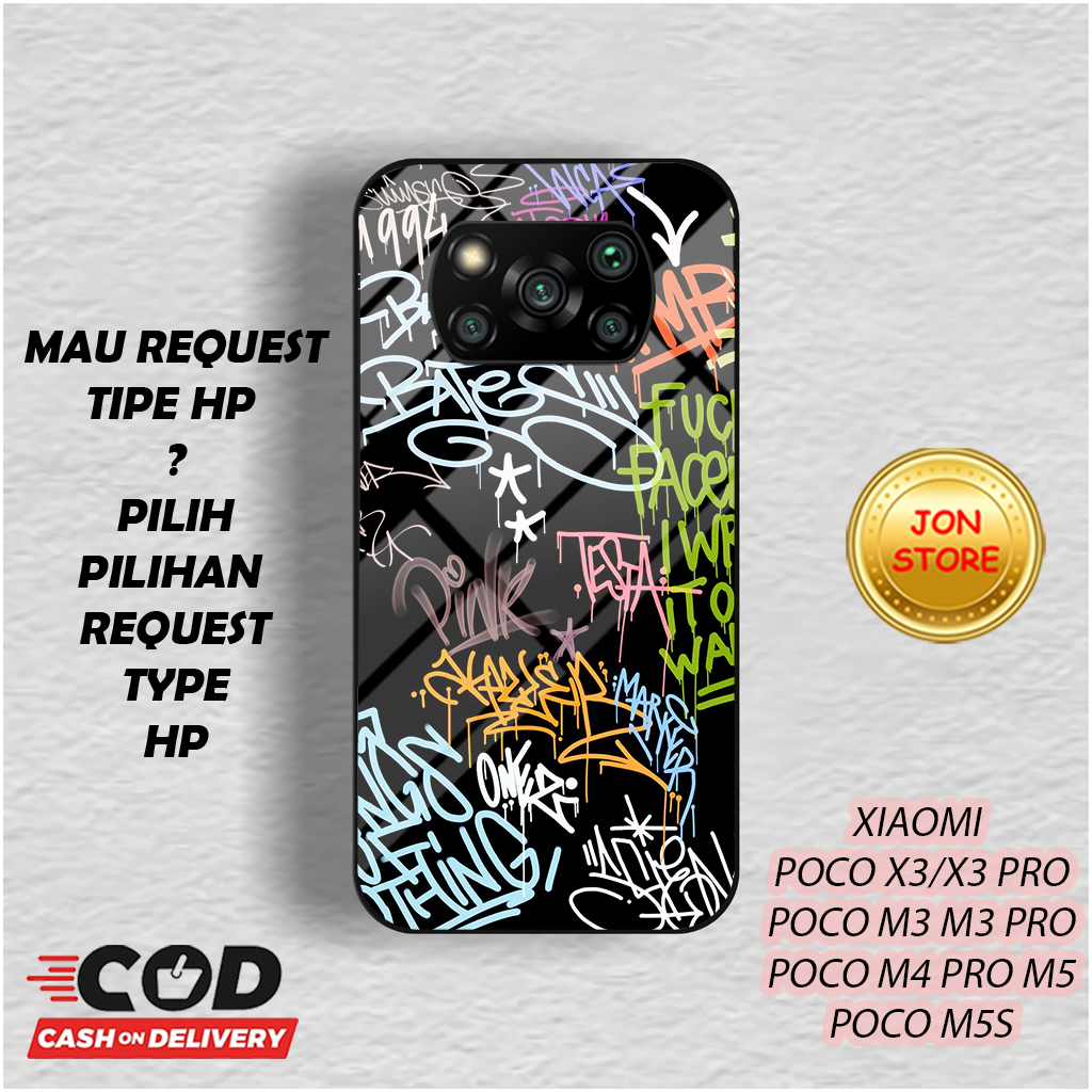 (CMM 7) Sofcase Case Glossy Kilau Untuk POCO X3 X3 PRO X3 NFC M3 M3 PRO 5G M4 PRO M5 M5S Moitf Anime