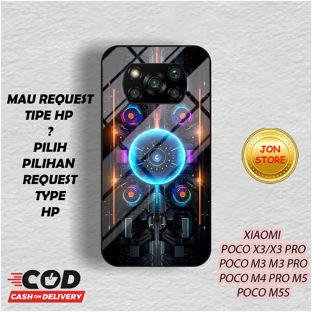(CMM 13) Sofcase Case Glossy Kilau Untuk POCO X3 X3 PRO X3 NFC M3 M3 PRO 5G M4 PRO M5 M5S Moitf Anim