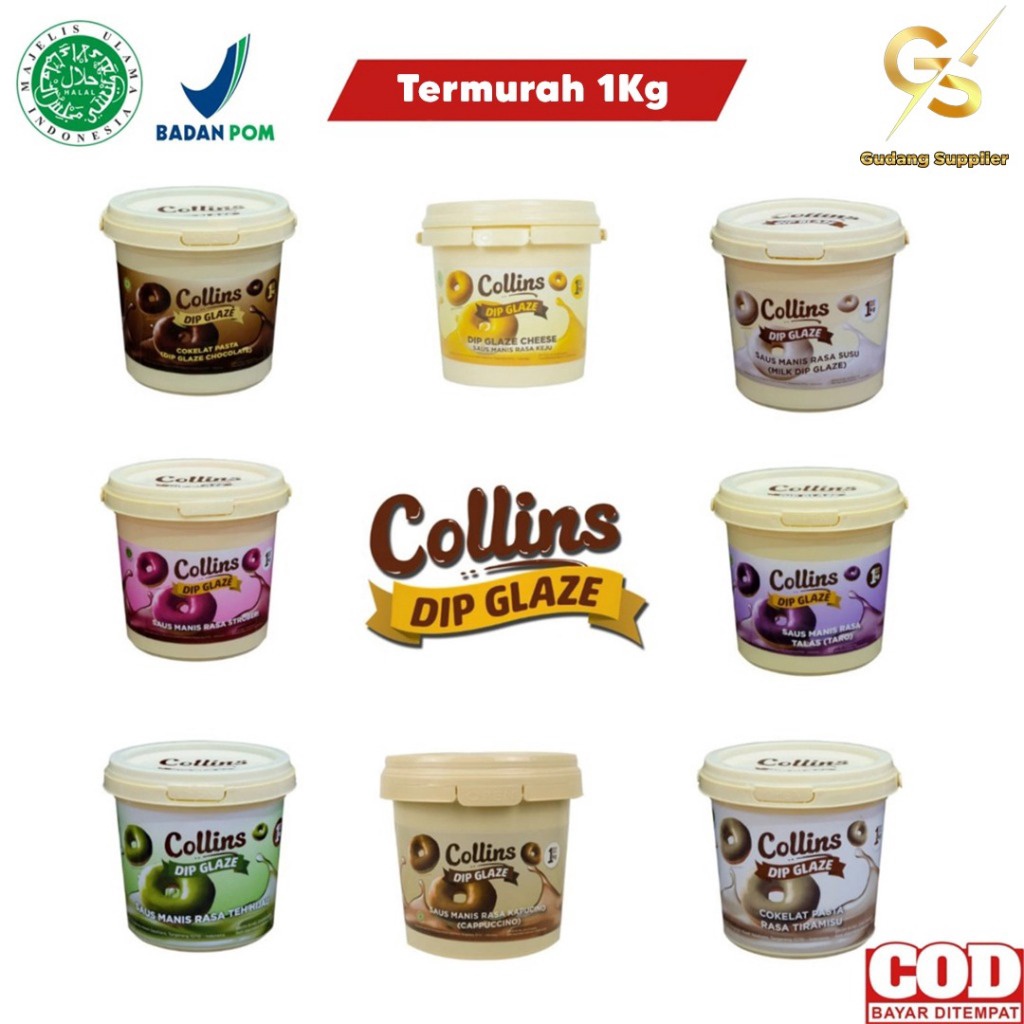 

Terlaris Collins Dip Glaze 1KG All Variant