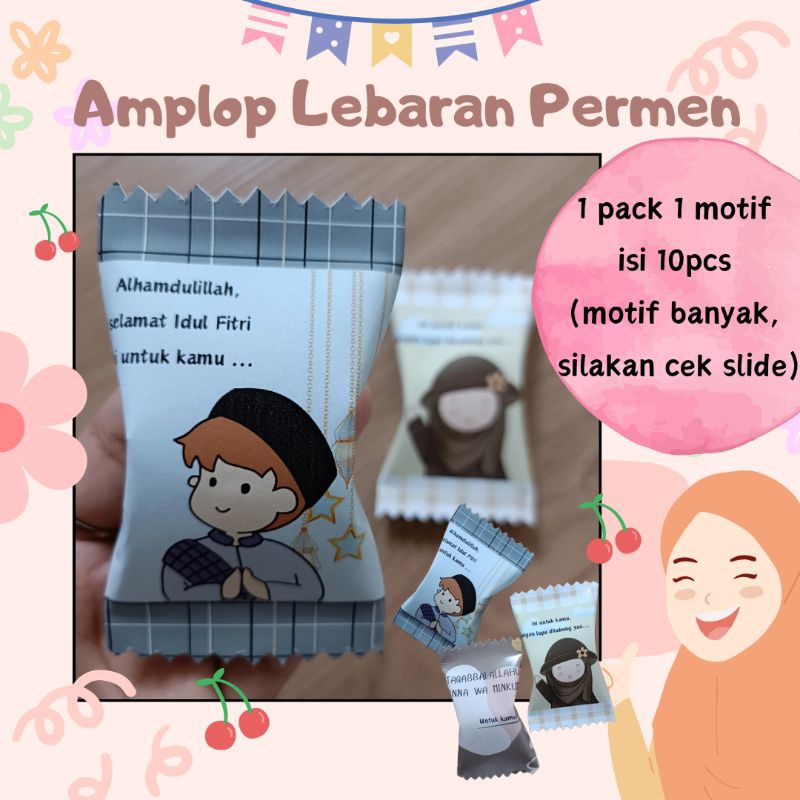 

AMPLOP LEBARAN PERMEN ISI 10PCS AMPLOP LEBARAN VIRAL AMPLOP LEBARAN LUCU AMPLOP THR LEBARAN
