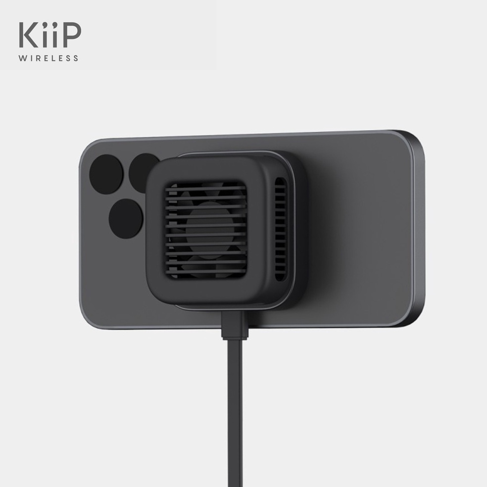 KODE N85Y KiiP Wireless FW5 Charging Magnetic Cooler Pendingin HP Gaming Fan Radiator Cooling