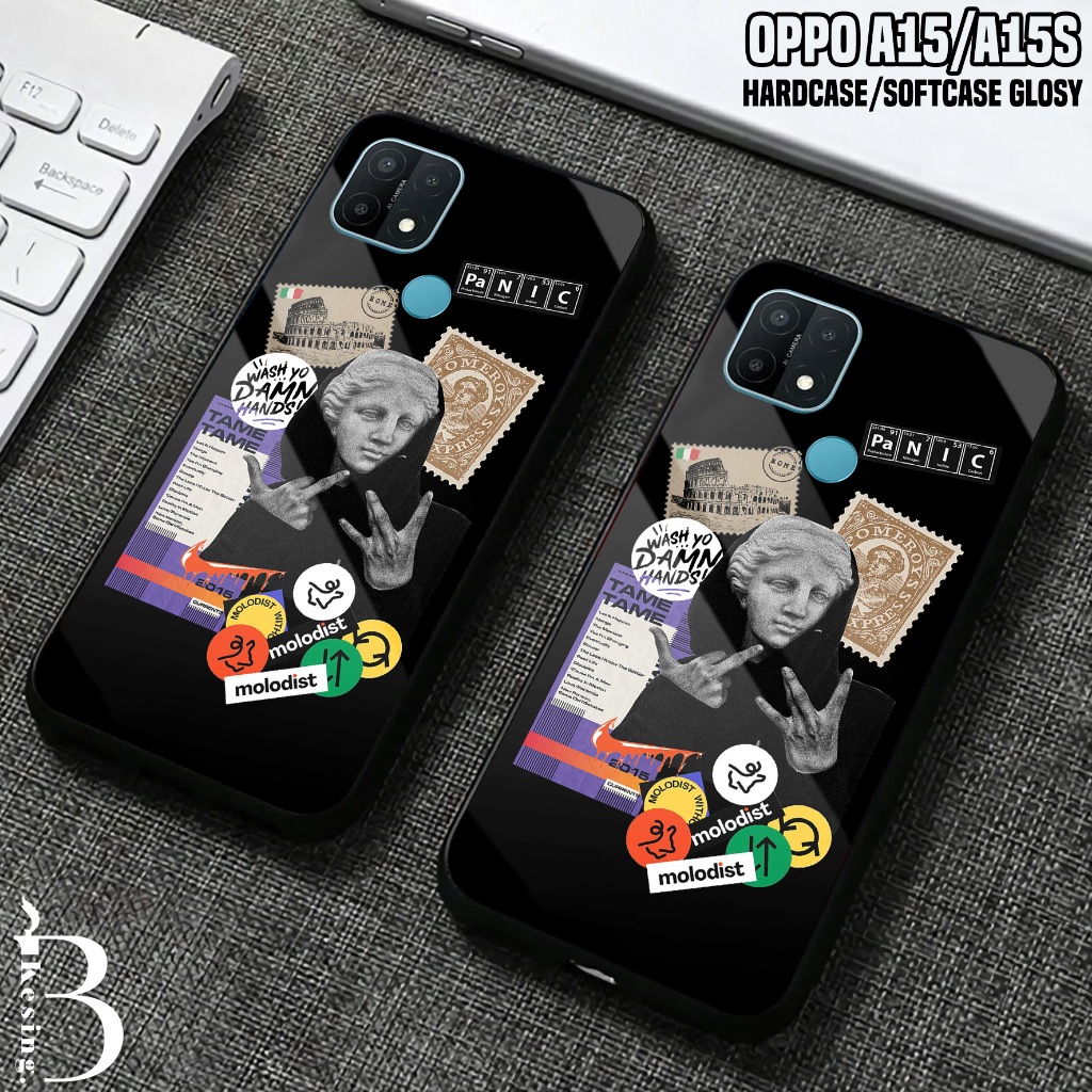 Case Oppo A15 / A15S - Casing Oppo A15S / A15 Motif Estetik - Silikon Hp Oppo A15S - Softcase Hp Opp