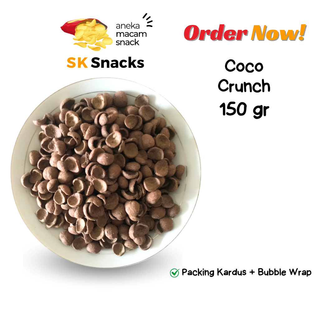 

Coco Crunch 150 gram / Cemilan Anak / Cemilan Murah