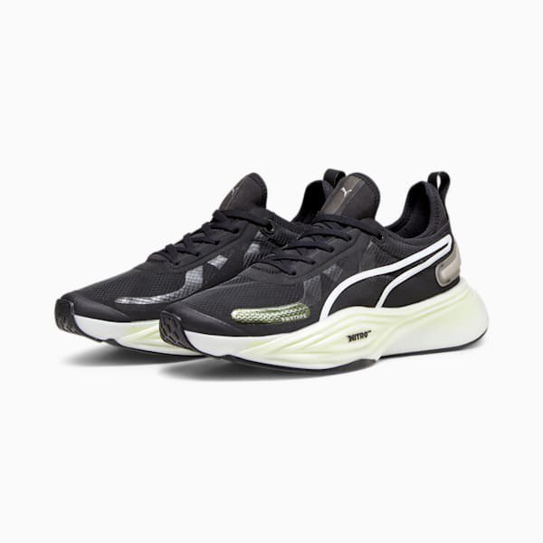 Sepatu Puma Running PUMA PWR Nitro Squared Black-White 378687 01