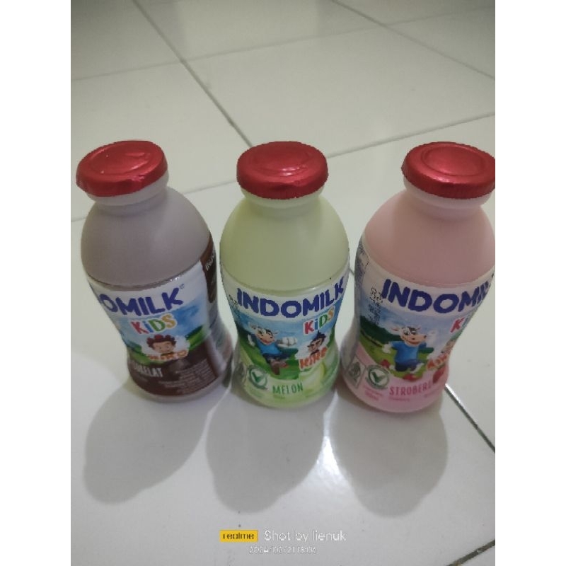 

susu UHT indomilk melon coklat stroberi