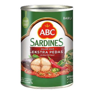 

ABC Sardines Sarden Siap Goreng 155g