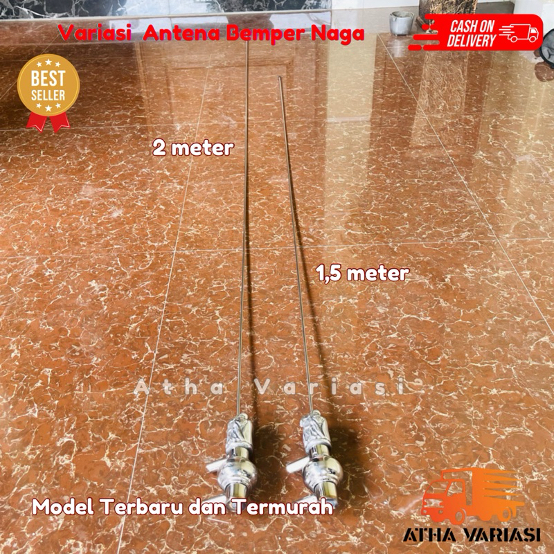 ANTENA BEMPER NAGA GONTRO BISA COD (1,5 METER) VARIASI ANTENA TRUCK,PICK UP,L300,CARRY,ELF DLL.