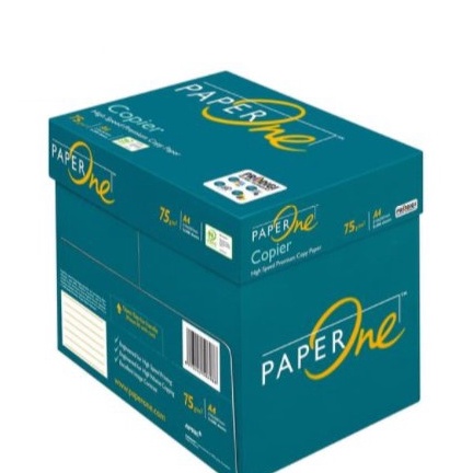 

PAPERONE A4 75 GRAM GrabGojek Termurah Kertas Fotocopy Print HVS A4 75 gr PaperOne Box Dus