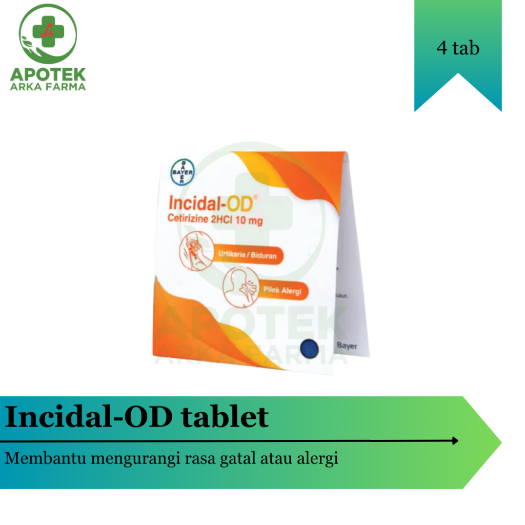 Incidal tablet (obat gatal)
