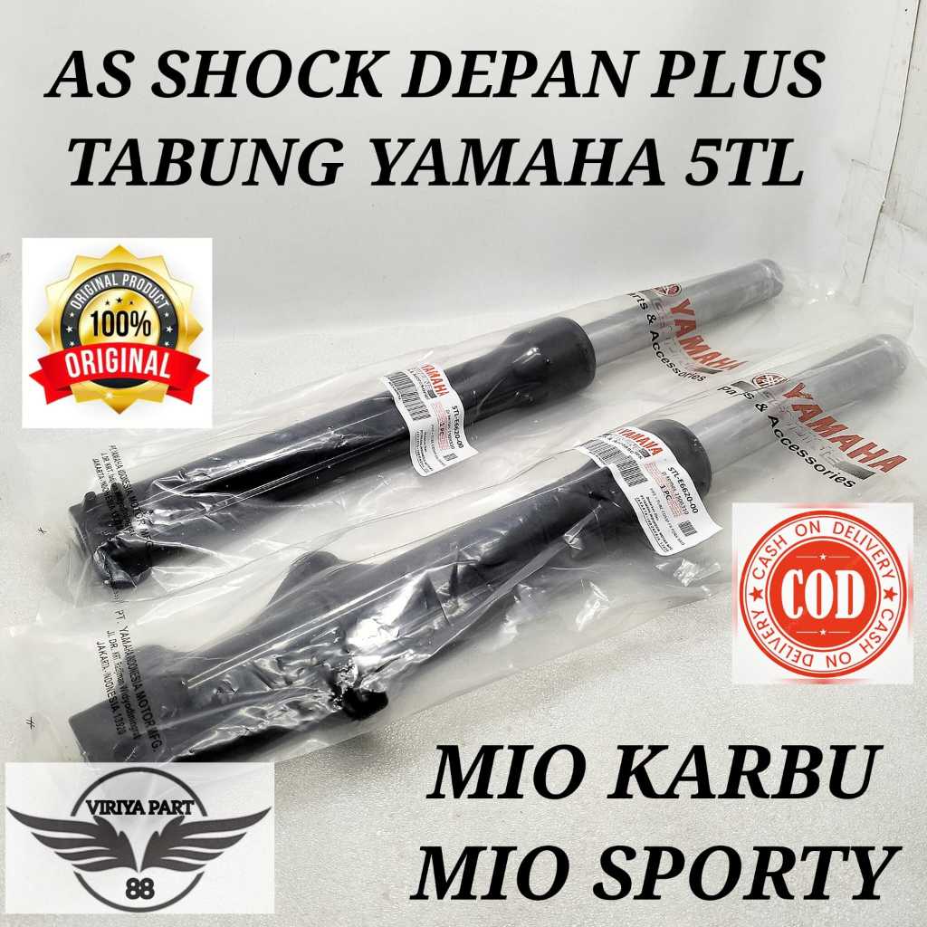 AS SHOCK DEPAN PLUS TABUNG YAMAHA 5TL KUALITAS ORIGINAL ASLI YAMAHA  MIO KARBU LAMA, MIO SPORTY